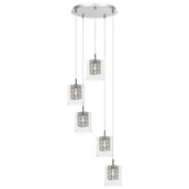 Lampy sufitowe - Rabalux 3117 - Żyrandol kryształowy na lince DUCHESS 5xG9/40W/230V - miniaturka - grafika 1