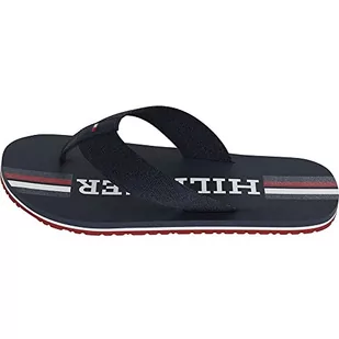 Tommy Hilfiger Męskie klapki plażowe z flagą korporacyjną, Pustynne niebo, 40 EU - Klapki i japonki męskie - miniaturka - grafika 1