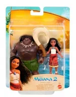 Lalki dla dziewczynek - Disney Vaiana 2 Zestaw małych lalek Vaiana i Maui Mattel - zabawka - miniaturka - grafika 1