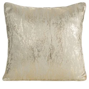 Poszewka dekoracyjna Elise 45 x 45 cm beżowo-złoty - Poszewki na poduszki - miniaturka - grafika 1