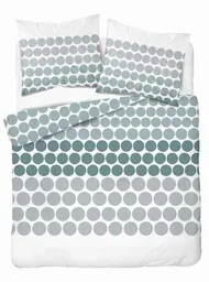Detexpol Pościel z mikrofibry 220x200 biała zielona szara groszki 5160 A 30 Light - Pościel Detexpol Pościel z mikrofibry 220x200 biała zielona szara groszki 5160 A 30 Light - Pościel - miniaturka - grafika 1