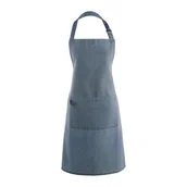 Fartuchy i rękawice kuchenne - Niebieski bawełniany fartuch Tiseco Home Studio - miniaturka - grafika 1