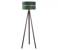 Lampy stojące - Lampa podłogowa DUO 1xE27/60W/230V zielony/brązowy - miniaturka - grafika 1