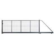 Ogrodzenia - Naterial Brama przesuwna Modus 5x1.7 m prawa antracytowa - miniaturka - grafika 1