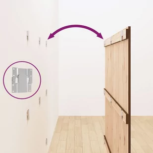 Wezgłowie łóżka, miodowy brąz, 159,5x3x110 cm, drewno sosnowe Lumarko - Inne meble do sypialni - miniaturka - grafika 7