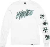 Koszulki męskie - t-shirt męski ETNIES WILD FRONT LS TEE White - miniaturka - grafika 1