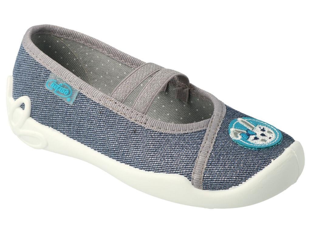 Befado Obuwie Dziecięce Balerinki Kapcie Pantofle Dla Dziewczynki - 26