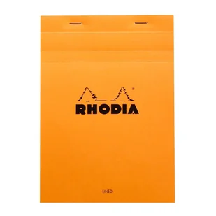 Blok Rhodia N°16 A5 14,8x21 cm, linie, pomarańczowy - Notesy i bloczki - miniaturka - grafika 1