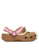 Buty dla dziewczynek - Crocs Klapki Toddler Classic IAM Horse Clog 211371 Brązowy - miniaturka - grafika 1