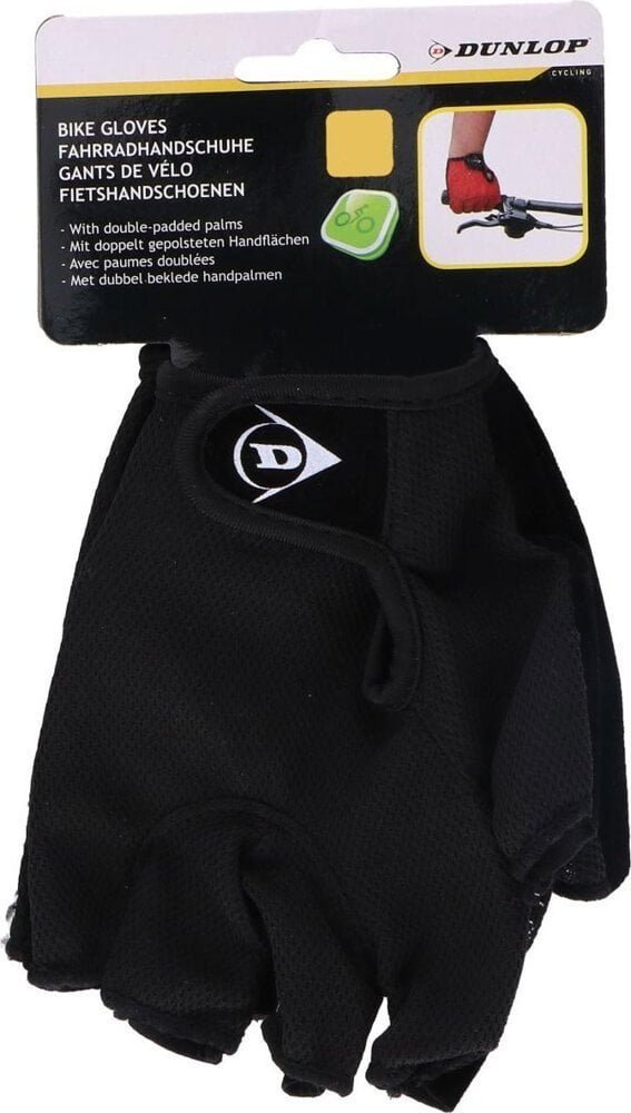 Dunlop RĘKAWICZKI ROWEROWE DUNLOP SENIOR R.XL - CZARNY