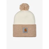Czapki damskie - Czapka zimowa damska Carhartt Lookout Hat - winter white - miniaturka - grafika 1
