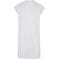 Sukienki - Urban Classics Damska sukienka Turtle z przedłużonymi ramionami, dostępna w wielu różnych kolorach, rozmiary od XS do 5XL, biały, 3XL - miniaturka - grafika 1