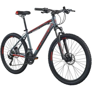 Rower górski MTB INDIANA X-Pulser 3.6 M19 26 cali męski Grafitowo-czerwony - Rowery - miniaturka - grafika 1