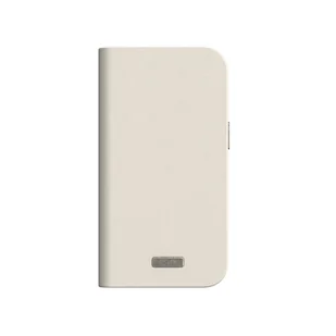 Moshi Overture MagSafe - Skórzane etui 3w1 z klapką iPhone 15 Plus (Eggnog White) - Etui i futerały do telefonów - miniaturka - grafika 3