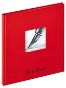 Albumy fotograficzne - Walther Fun Guestbook red 23x25 72 white Pages GB-205-R - miniaturka - grafika 1