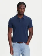 Koszulki męskie - Mustang Polo Palco 1016505 Granatowy Regular Fit - miniaturka - grafika 1