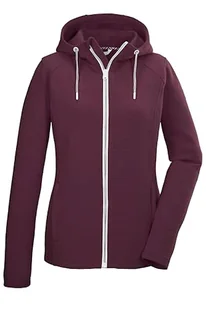 killtec Damska kurtka Powerstretch z kapturem KOS 33 WMN FLX JCKT, winogrona, 38, 42851-000 - Kurtki damskie - miniaturka - grafika 1
