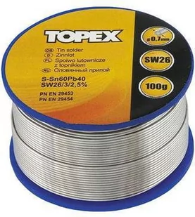 Topex Stop lutowniczy, 1,5mm, do elektrotechniki, 100g, , 44E524 - Akcesoria do lutowania - miniaturka - grafika 3