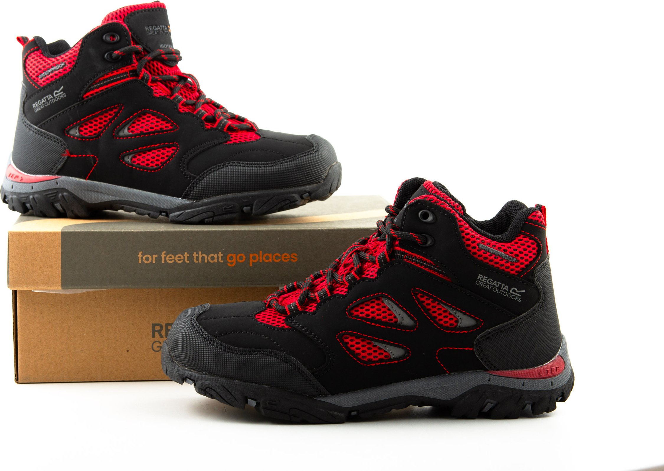 Buty dziecięce Regatta Holcombe Iep Mid trekkingowe wodoodporne 31