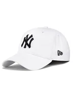 Czapki męskie - New Era Czapka z daszkiem 940 Leag Basic Neyy 10745455 Biały - miniaturka - grafika 1