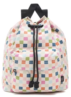 Plecak miejski mały Vans Seeker Mini - rose smoke checkerboard - Plecaki szkolne i tornistry - miniaturka - grafika 1
