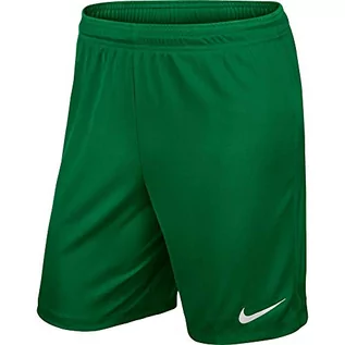Spodnie i spodenki dla chłopców - Nike Unisex dziecięce szorty Park Ii Knit szorty bez wszytych majtek wewnętrznych zielony Grün (Pine Green/White) X-L 725988-302 - grafika 1