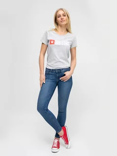Spodnie damskie - Spodnie jeans damskie push up Mariella 458 - grafika 1