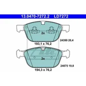 Klocki hamulcowe - Klocki hamulcowe - komplet ATE 13.0470-7272.2 - miniaturka - grafika 1
