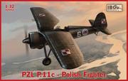 Modele do sklejania - IBG Plastikowy model do sklejania PZL P.11c Polish Fighter 1/32 - miniaturka - grafika 1