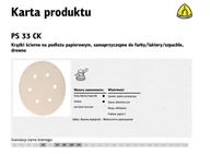 Materiały ścierne - Klingspor Krążek ścierny czepny otw.ps33ck fi 150 gr.120 szt.1[146947] 45869E - miniaturka - grafika 1