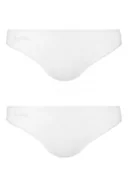 Majtki damskie - Figi damskie (2 pack) niskie białe LPR 010 - miniaturka - grafika 1