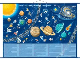 ArtGlob, mapa ścienna Układ Słoneczny młodego odkrywcy - Mapy i plansze edukacyjne - miniaturka - grafika 1
