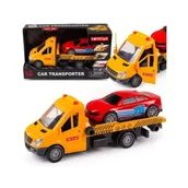 Samochody i pojazdy dla dzieci - Laweta z samochodem pomoc drogowa światło dźwięk - Lena - miniaturka - grafika 1