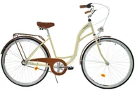 Rowery - Rower Dallas City 26" 3spd - krem z brązem - miniaturka - grafika 1