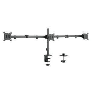 LogiLink BP0173 uchwyt / stojak do monitorów 68,6 cm (27") Czarny Biurko - Uchwyty do monitorów - miniaturka - grafika 1