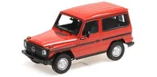 Samochody i pojazdy dla dzieci - Mercedes-Benz G-Model Short (W460) 1980 Red 1:18 Minichamps - miniaturka - grafika 1