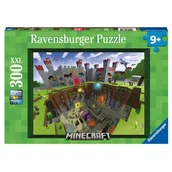 Puzzle - Ravensburger Puzzle Minecraft XXL Układanka 300 Elementów 9+ - miniaturka - grafika 1