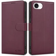 Etui i futerały do telefonów - Etui TECH-PROTECT Wallet do Apple iPhone 16e Bordowy - miniaturka - grafika 1
