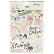 Scrapbooking - One of Kind, Naklejki papierowe 4 arkusze - miniaturka - grafika 1
