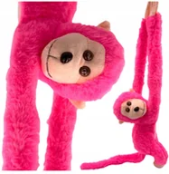 Maskotki i pluszaki - Pluszowa wisząca małpka na rzepy z dźwiękiem 67 cm - miniaturka - grafika 1