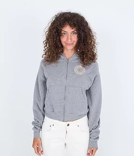 Bluzy damskie - Hurley Damska bluza z kapturem Hot Spot Crop Zip Up - grafika 1