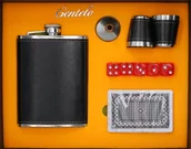 Piersiówki - Piersiówka W Zestawie W Opakowaniu Prezentowym - miniaturka - grafika 1