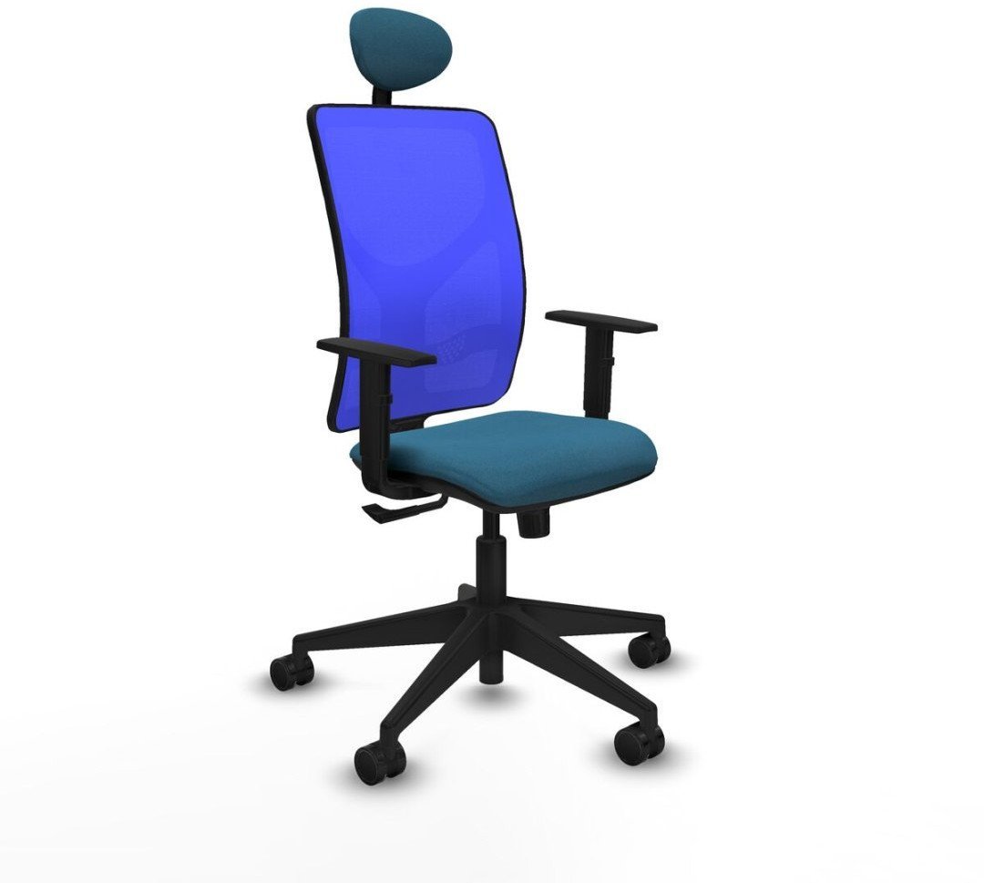 Krzesło Biurowe z Zagłówkiem Motilla Piqueras y Crespo 1D066N1 Niebieski Zieleń naftowa