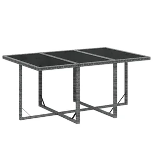 7-cz. zestaw mebli ogrodowych z poduszkami, polirattan, szary - Meble ogrodowe - miniaturka - grafika 8