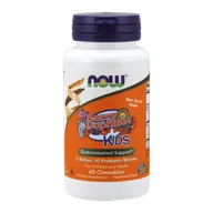 Suplementy naturalne - Now Foods Berry Dophilus KIDS 60 tabl. do ssania TT000722 - miniaturka - grafika 1