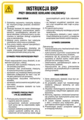 Instrukcje stanowiskowe BHP - IAG46 INSTRUKCJA BHP PRZY OBSŁUDZE DZIELARKI CHLEBOWEJ, FN - FOLIA SAMOPRZYLEPNA; (245X350MM) - miniaturka - grafika 1