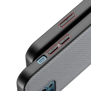 Dux Ducis Fino etui pokrowiec pokryty nylonowym materiałem iPhone 12 Pro / iPhone 12 szary - Etui i futerały do telefonów - miniaturka - grafika 7
