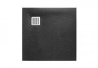 Syfony - Roca AP10332032001400 TERRAN Brodzik kwadratowy 800 x 800 mm SYFON W KPL CZARNY - miniaturka - grafika 1