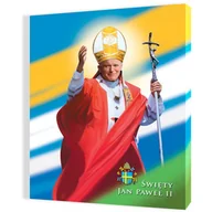 Ikony i obrazy sakralne - Obraz religijny na płótnie Święty Jan Paweł II - miniaturka - grafika 1