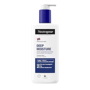 Neutrogena Norweska formuła Deep Moisture balsam do ciała (250 ml), natychmiast wchłaniający się balsam do ciała dla 72 h intensywnego nawilżenia, nietłusty balsam do pielęgnacji skóry suchej - Balsamy i kremy do ciała - miniaturka - grafika 1